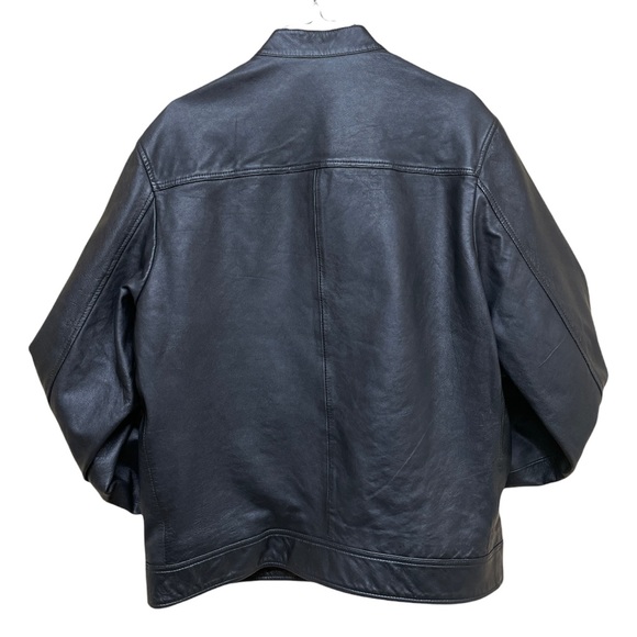 ASOS Leather Racer Jacket - Picture 5 of 7